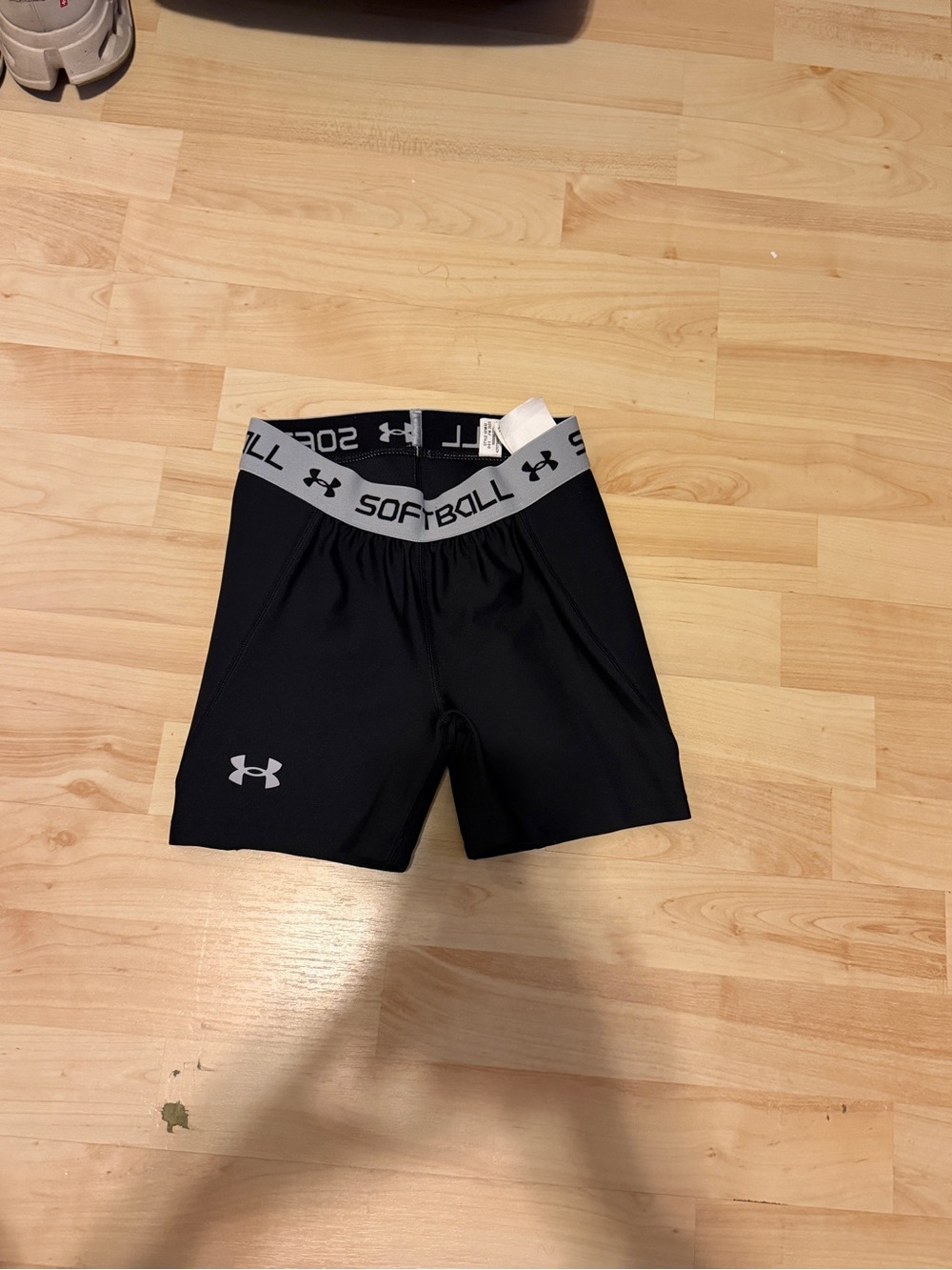 Under Armour Youth Black 'Softball' Performance Compression Shorts